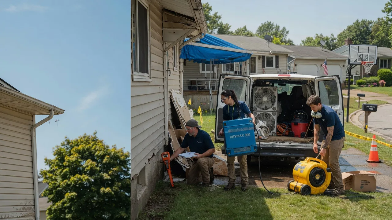 Ceiling Leak Cleanup in Coralville, IA near me