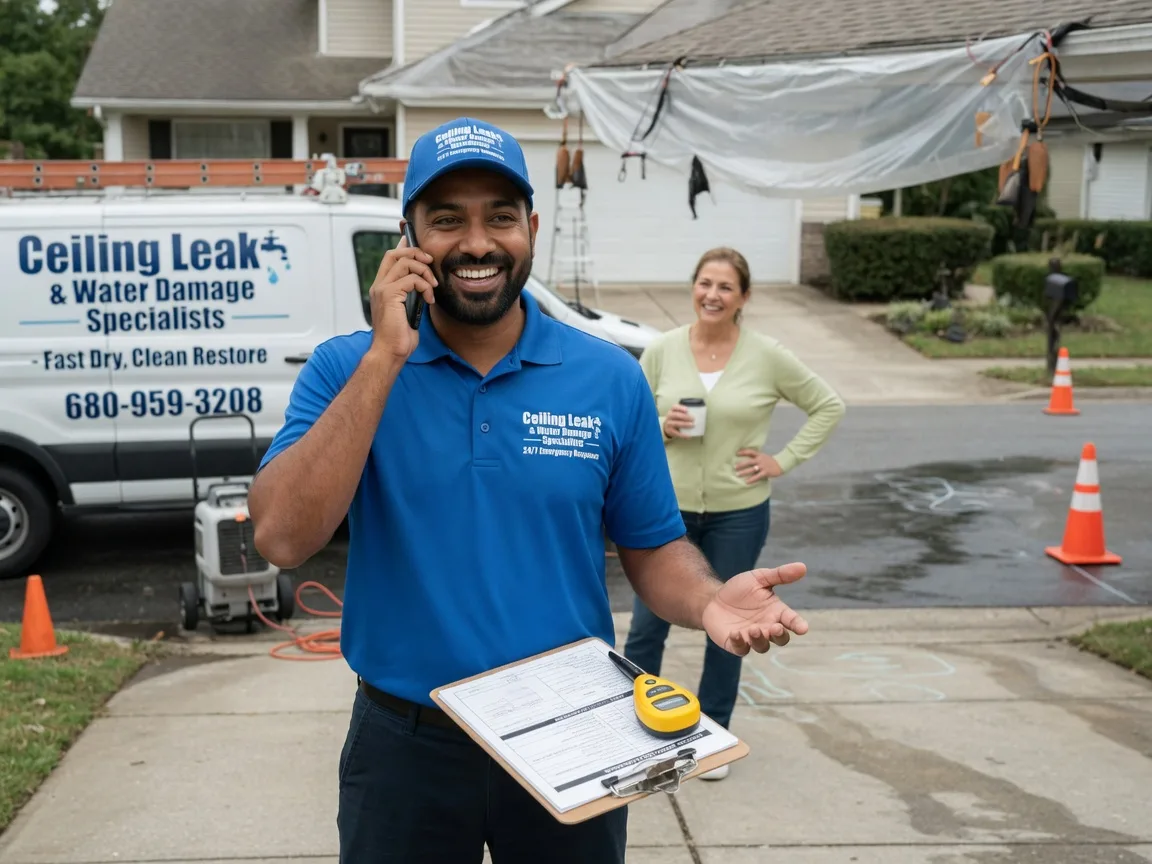 Ceiling Leak Cleanup Coralville, IA FAQs